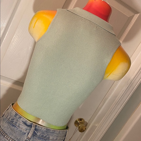 Sincerely Jules Mint Ribbed Knit - Picture 7 of 10